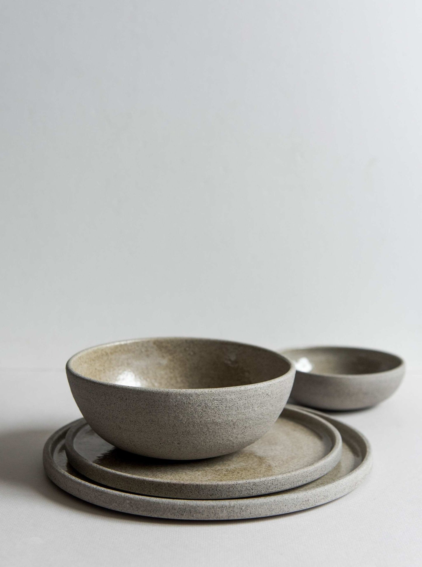 Concrete - Stoneware Dinner Plates