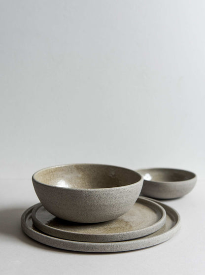 Concrete - Stoneware Dinner Plates