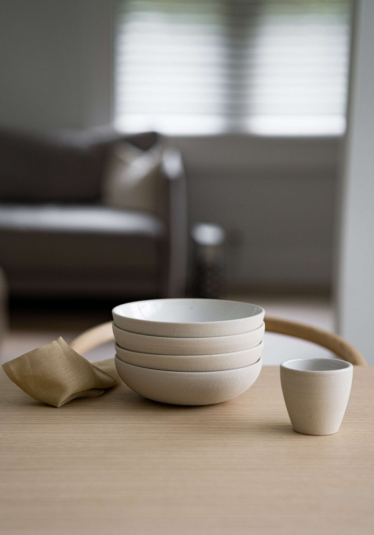 Stoneware Coffee Cup