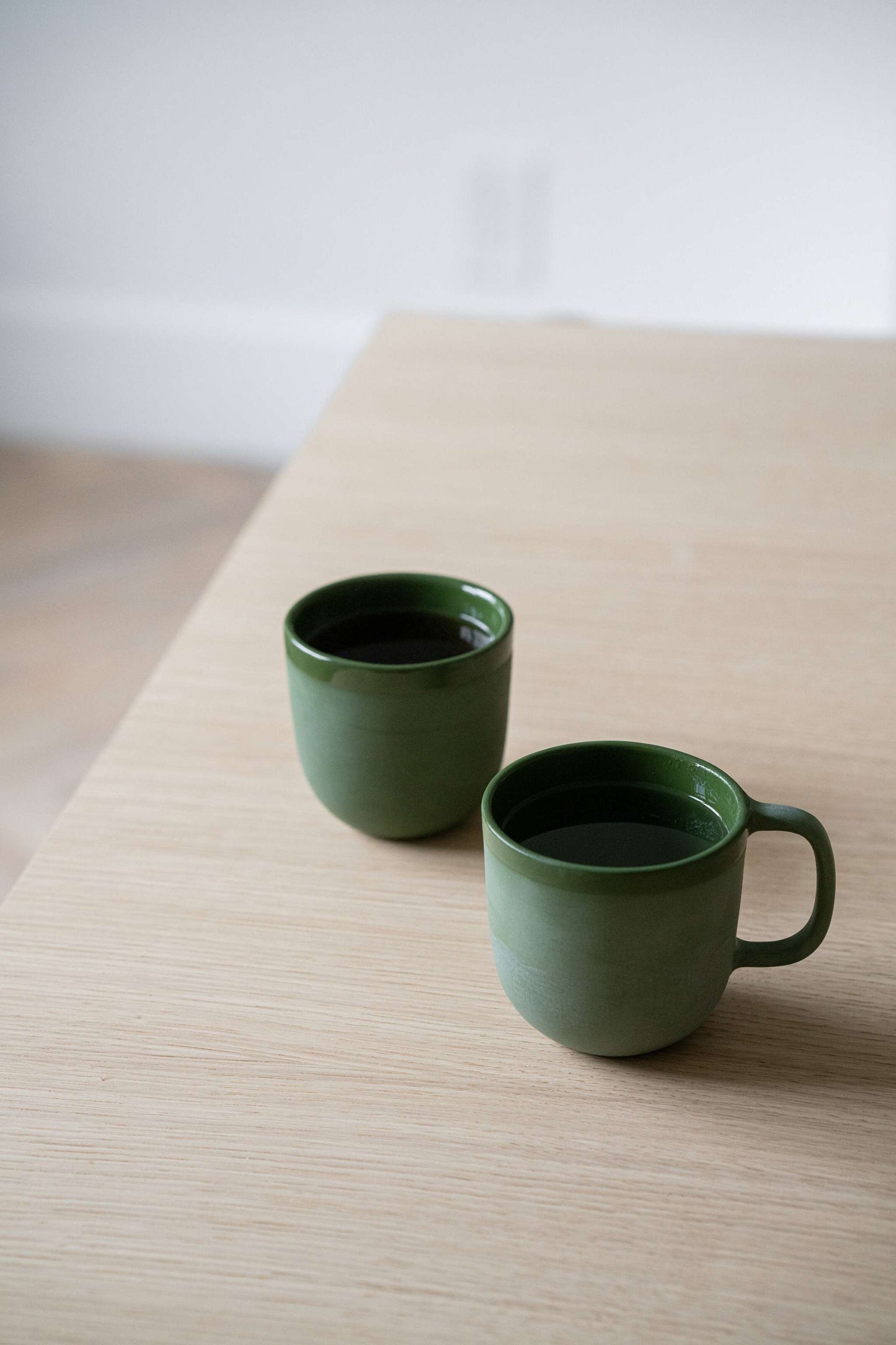 Green - Porcelain Coffee Mug