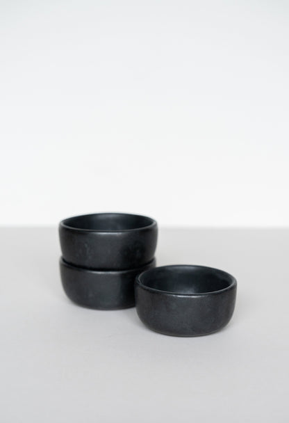 Black - Stoneware Pinch Bowl