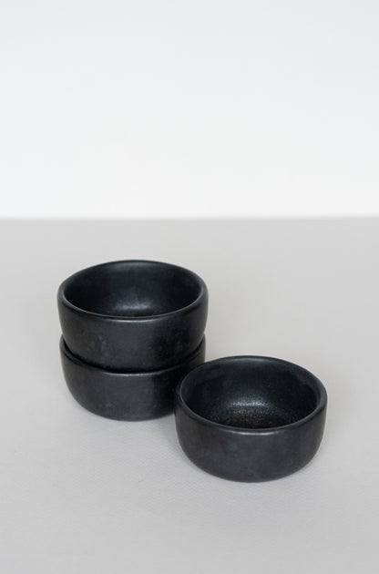 Black - Stoneware Pinch Bowl