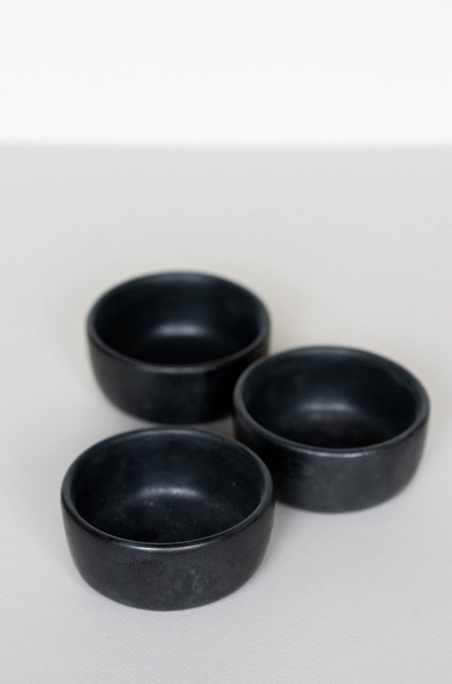 Black - Stoneware Pinch Bowl