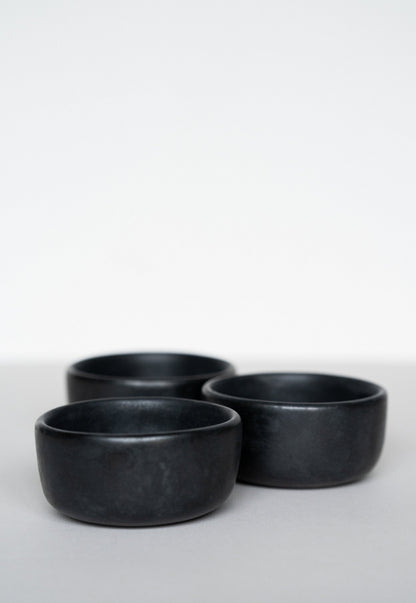 Black - Stoneware Pinch Bowl