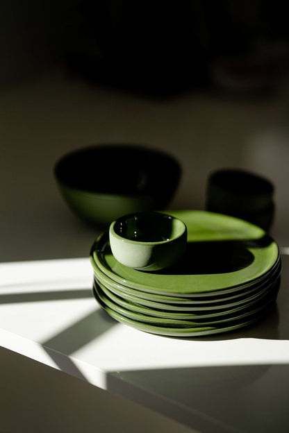 Green - Porcelain Sauce Bowl