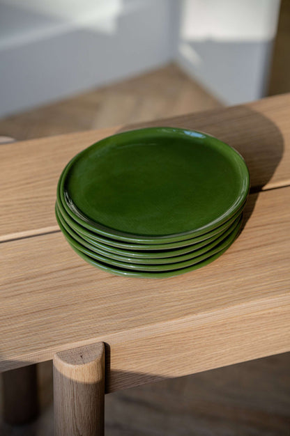 Green - Porcelain Dinner Plates