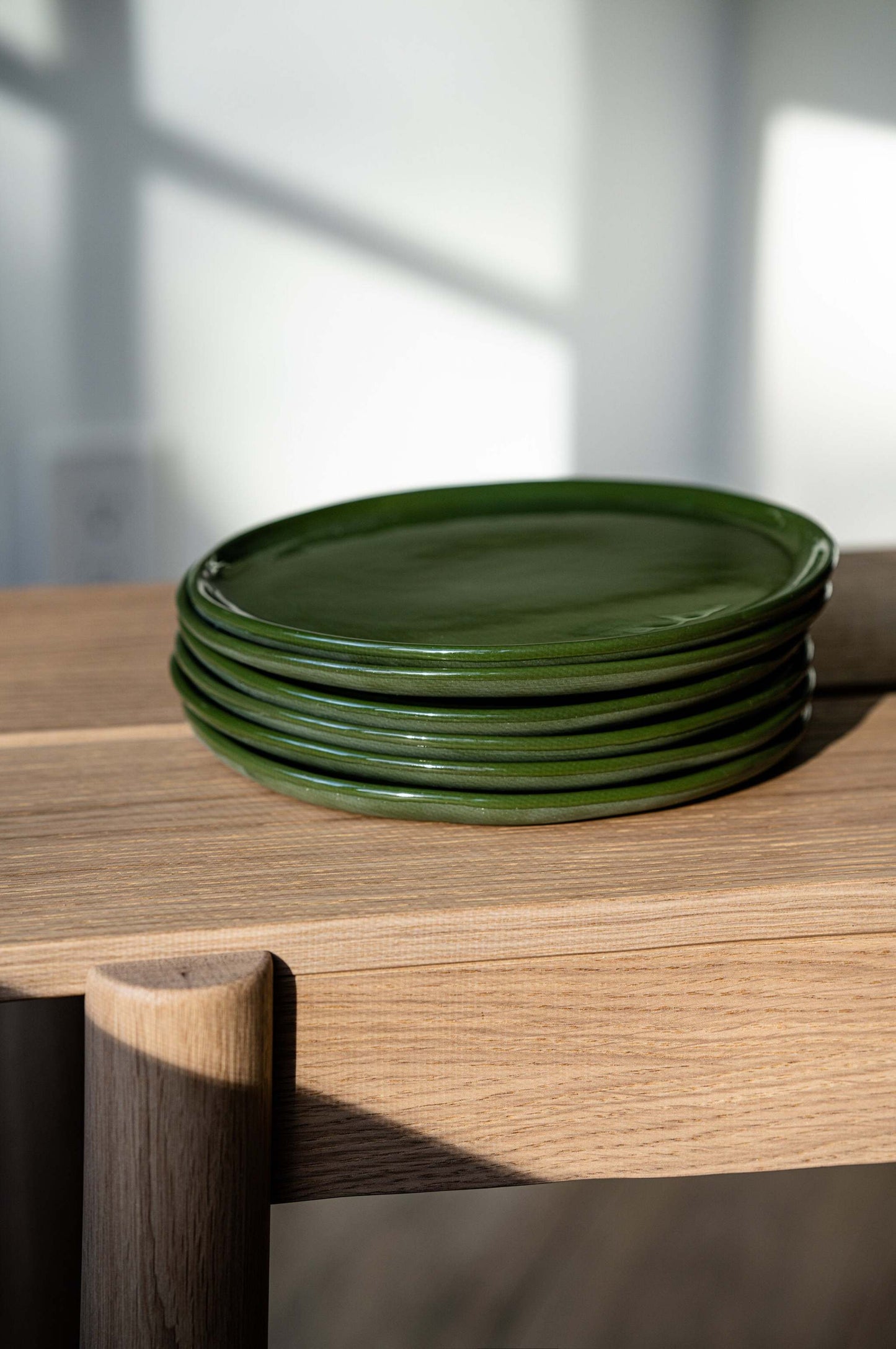 Green - Porcelain Dinner Plates