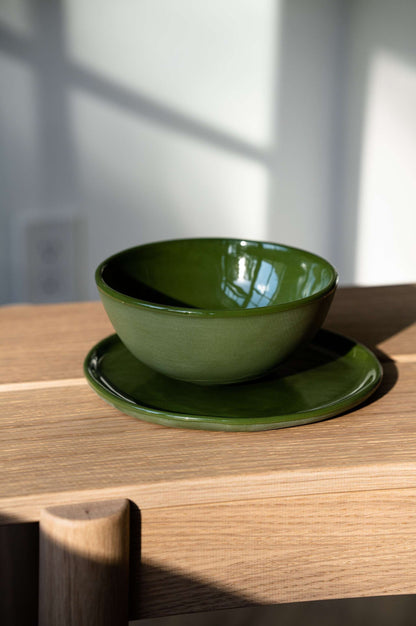 Green - Porcelain Bowl