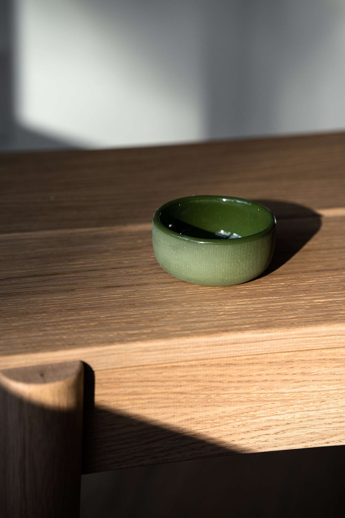 Green - Porcelain Sauce Bowl