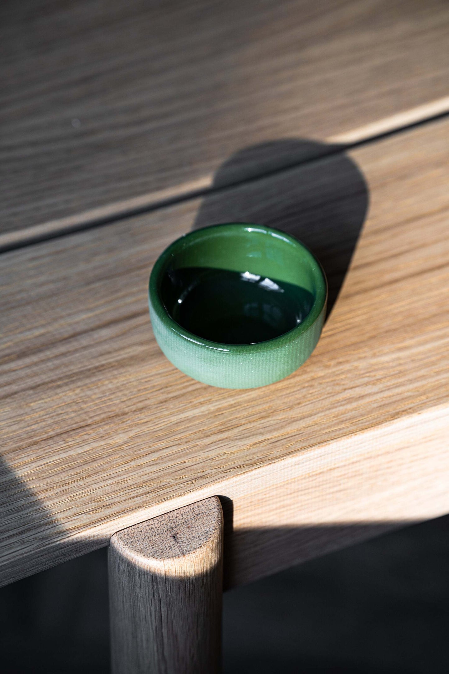 Green - Porcelain Sauce Bowl