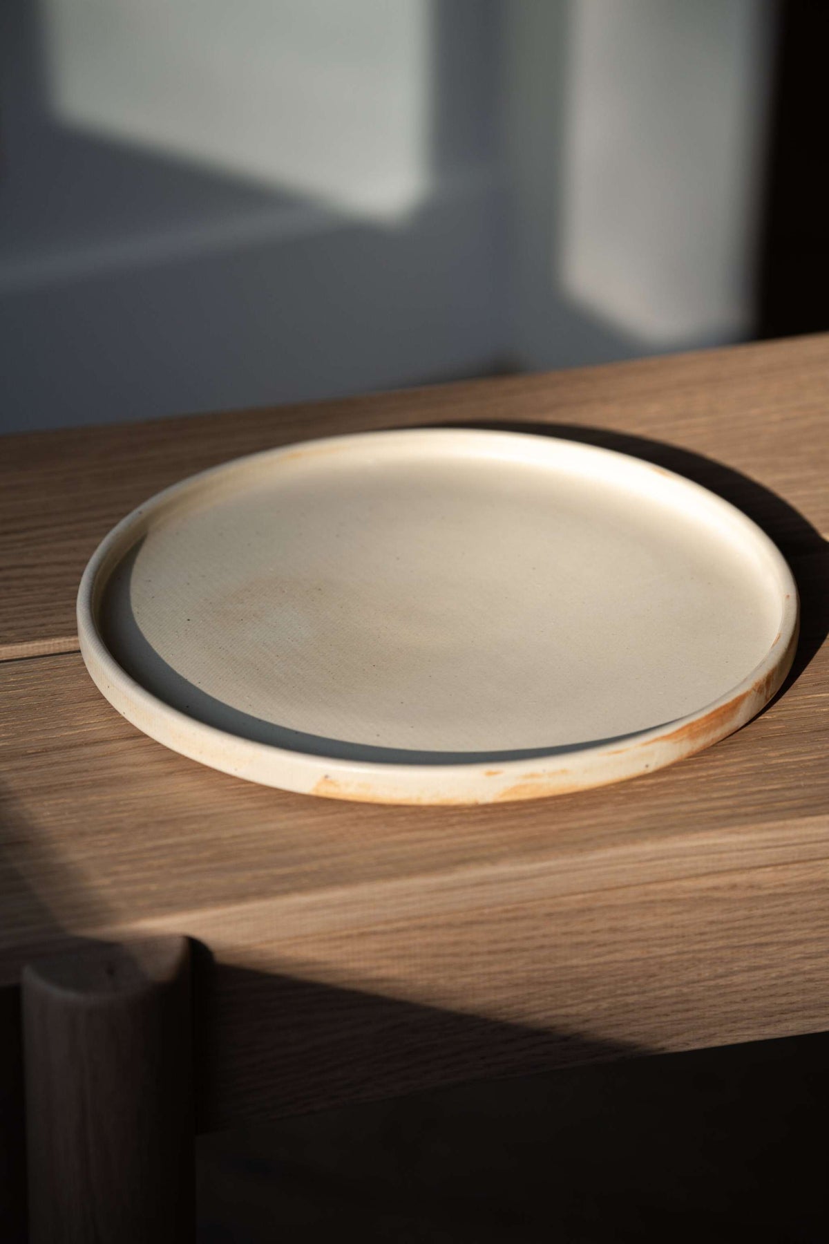 Beige Matte - Stoneware Dinner Plates