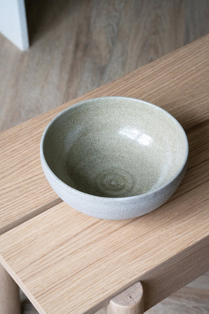 Concrete - Handmade Stoneware Ramen Bowl