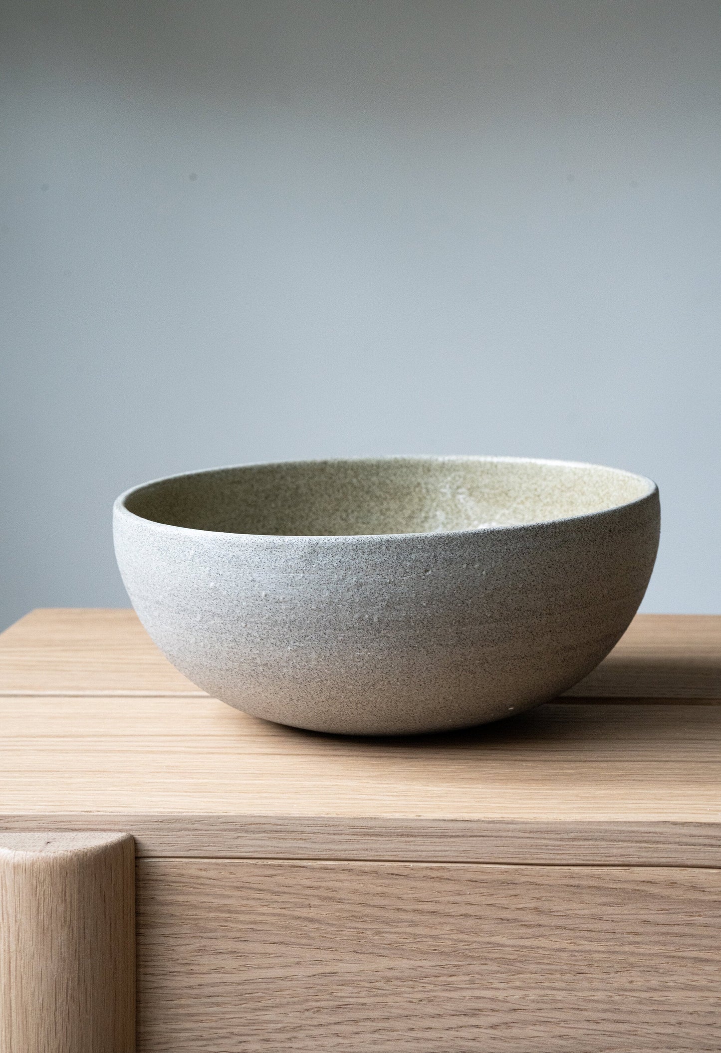 Concrete - Handmade Stoneware Ramen Bowl