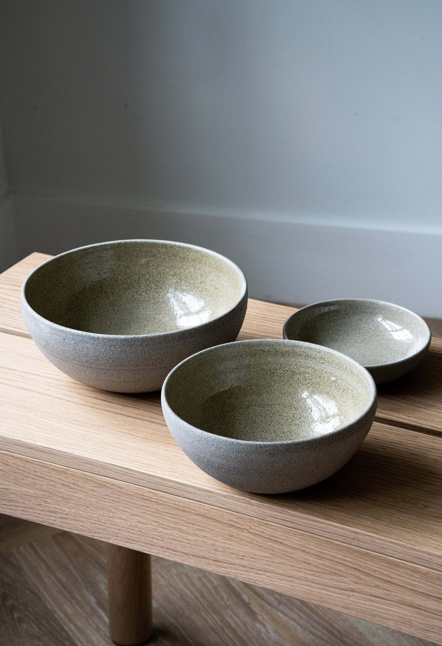 Concrete - Handmade Stoneware Ramen Bowl