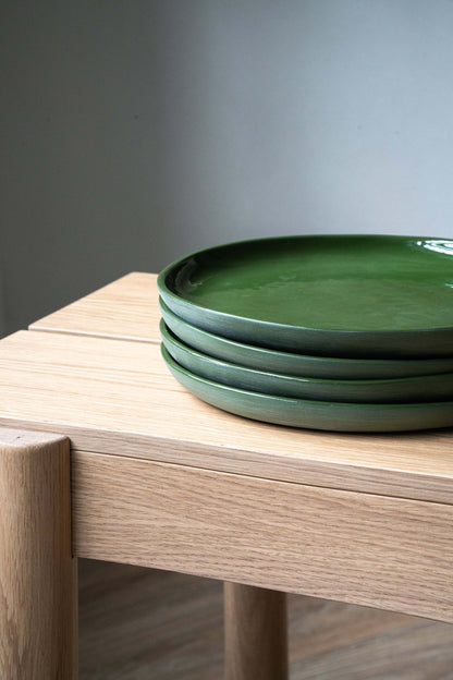 Green - Porcelain Dinner Plates