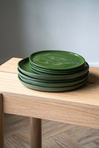 Green - Porcelain Dinner Plates