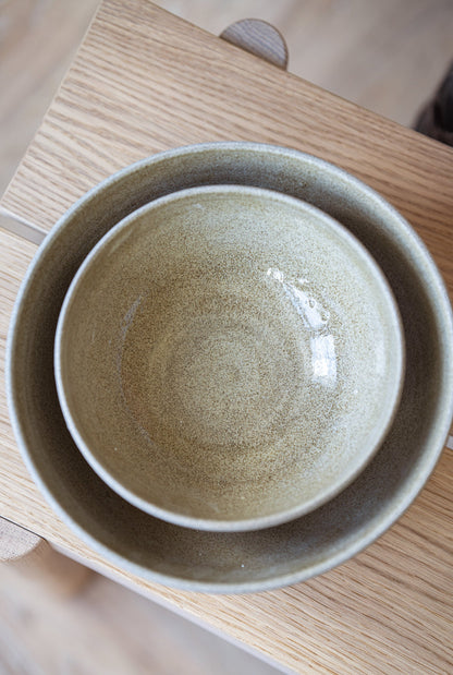 Concrete - Stoneware Large Fruit Bowl