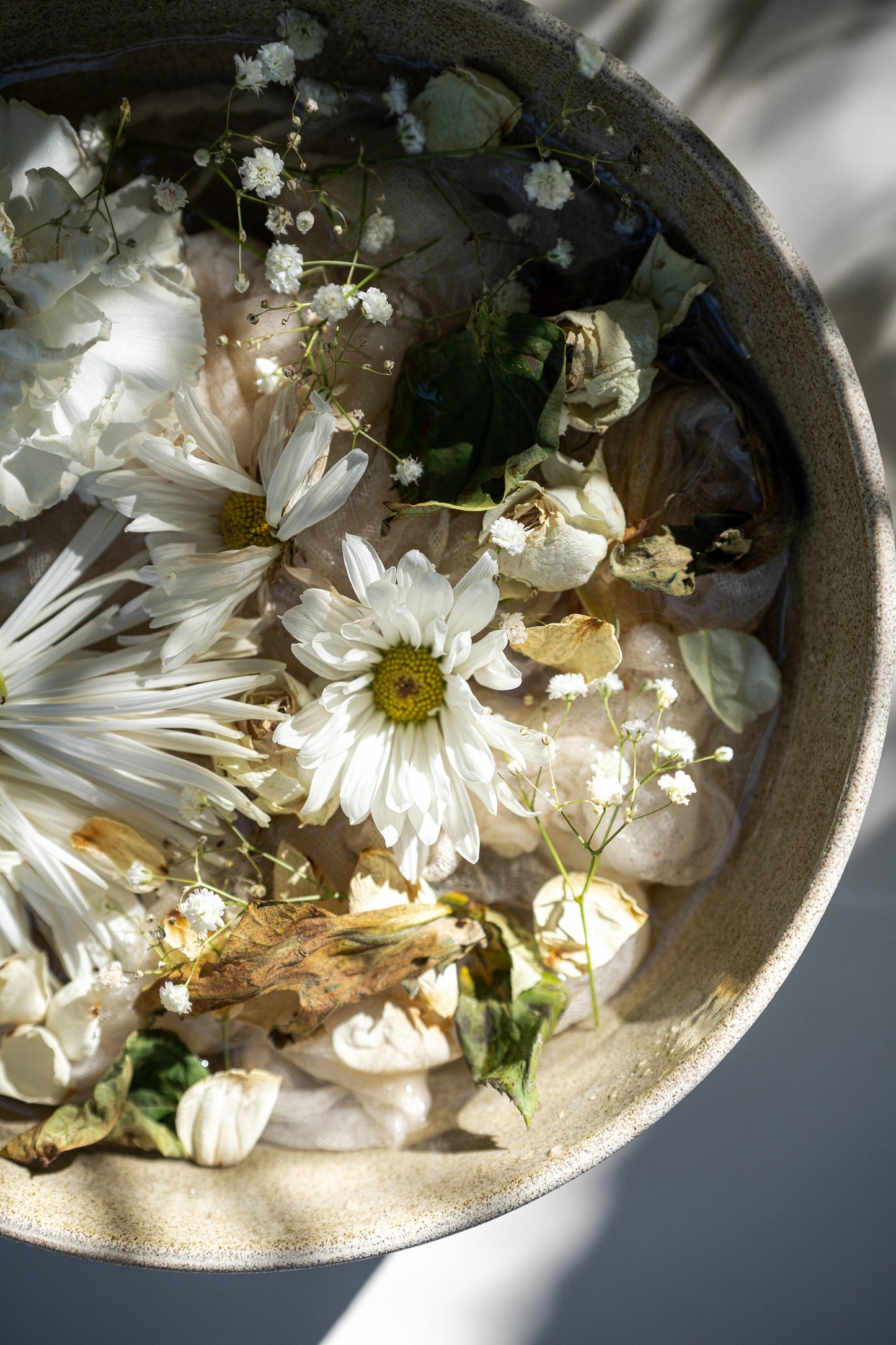 Concrete - Stoneware Large Fruit Bowl