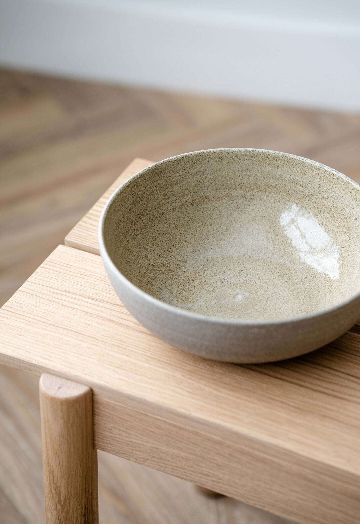 Concrete - Stoneware Large Fruit Bowl