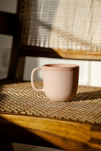 Powder Pink - Porcelain Coffee Mug
