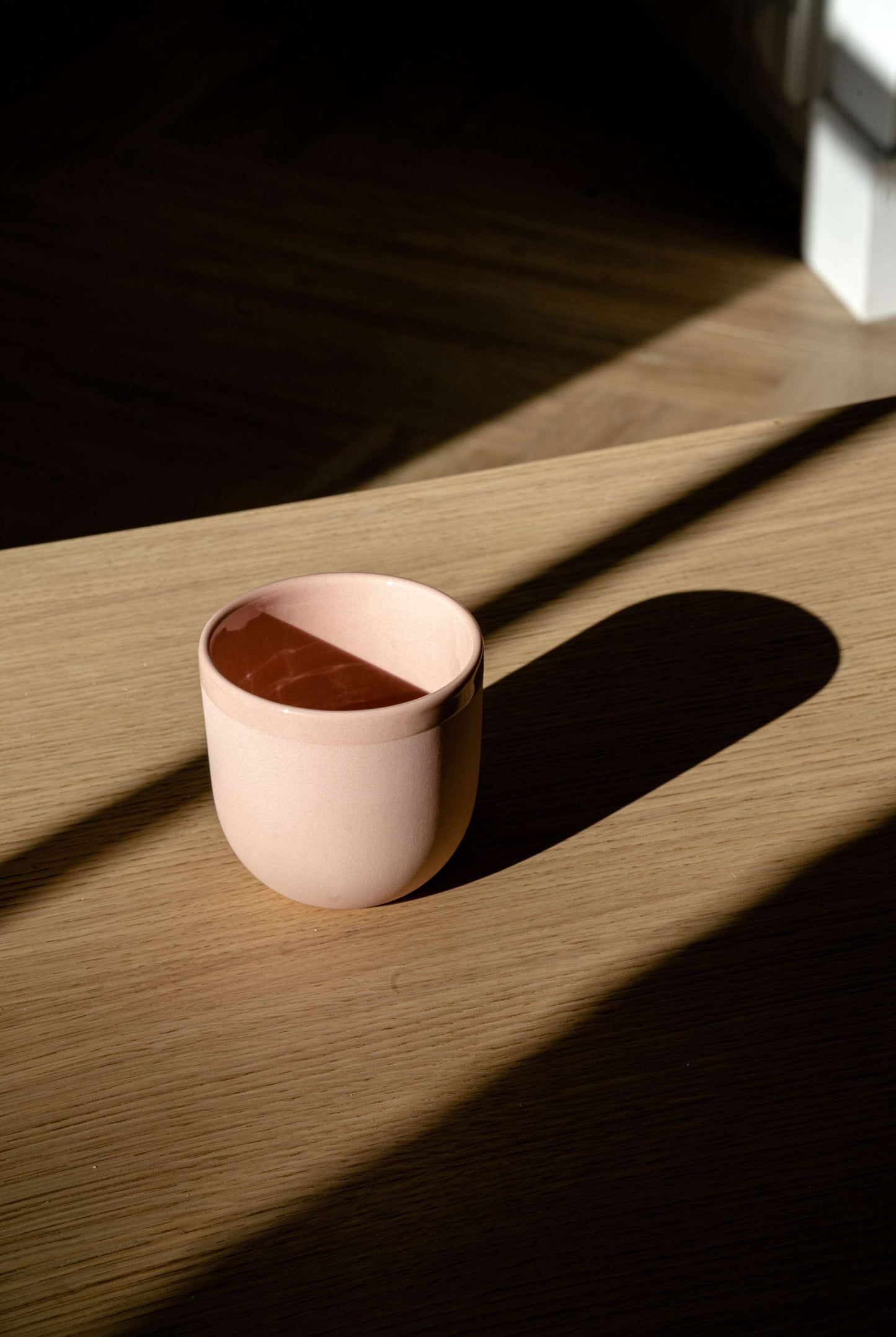 Powder Pink - Porcelain Coffee Cup