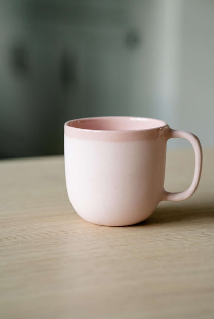 Powder Pink - Porcelain Coffee Mug
