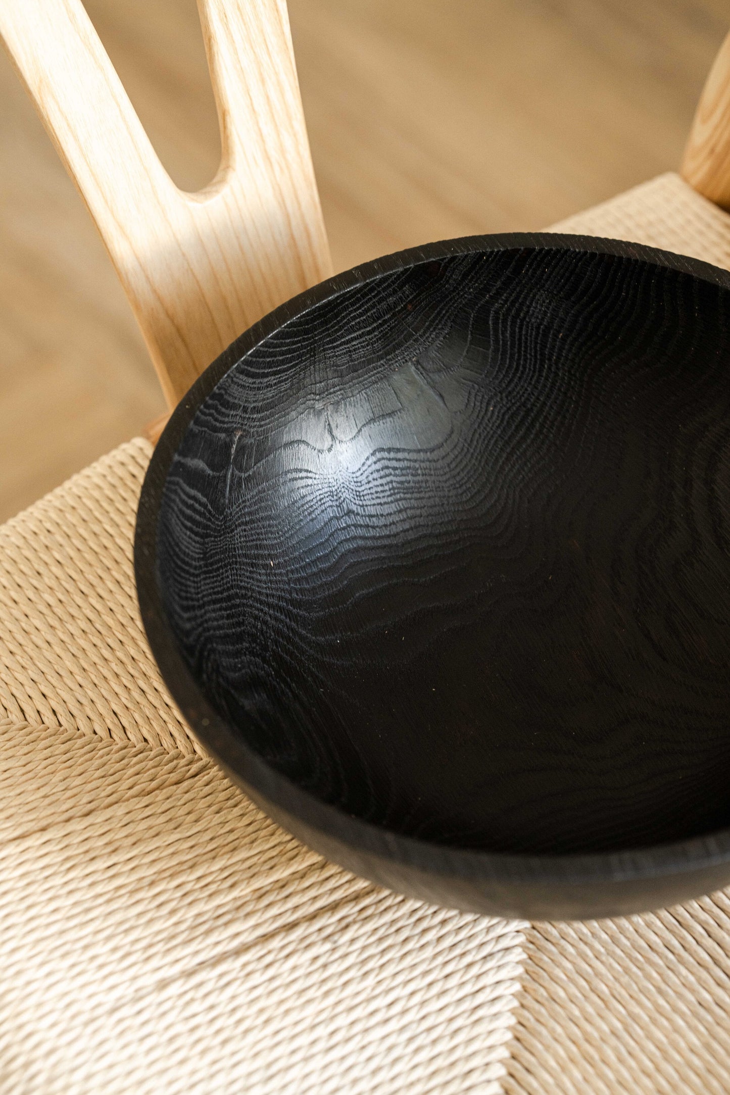 Charred Ashwood - Large Bowl
