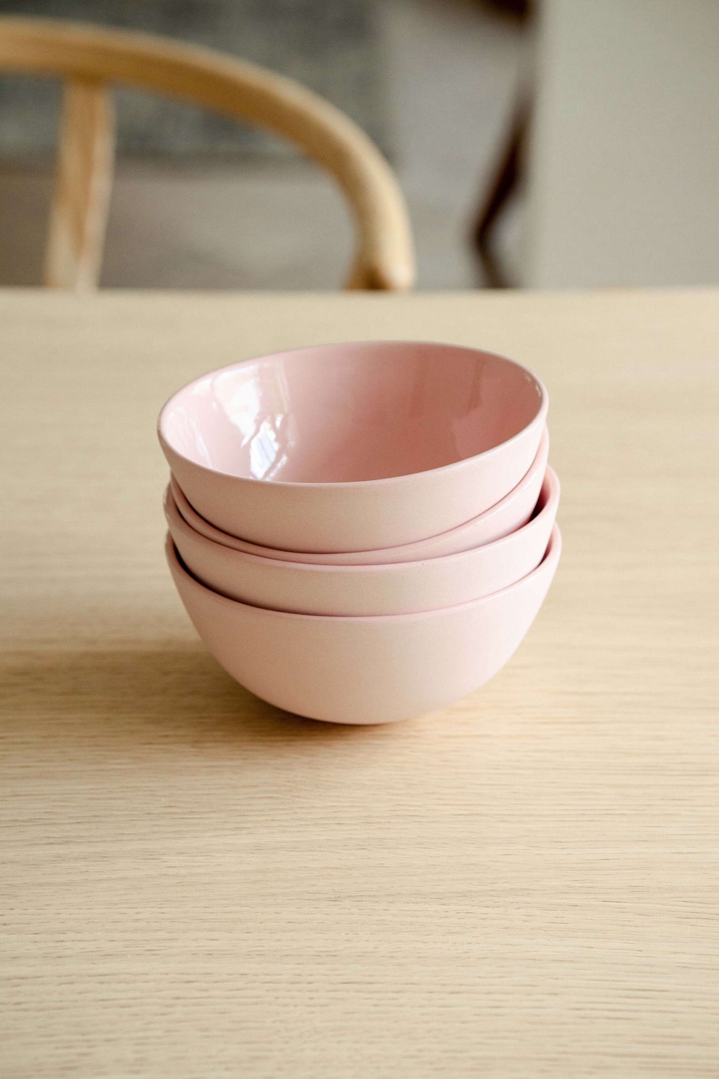 Powder Pink - Handmade Porcelain Bowl