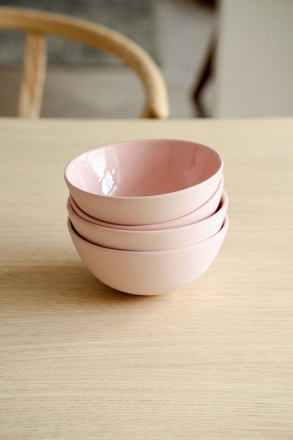 Powder Pink - Handmade Porcelain Bowl