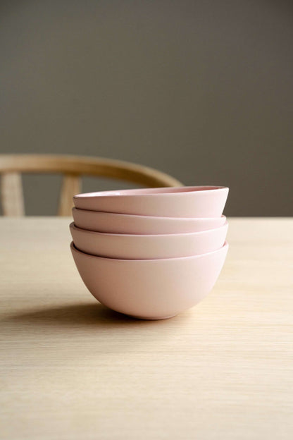 Powder Pink - Handmade Porcelain Bowl