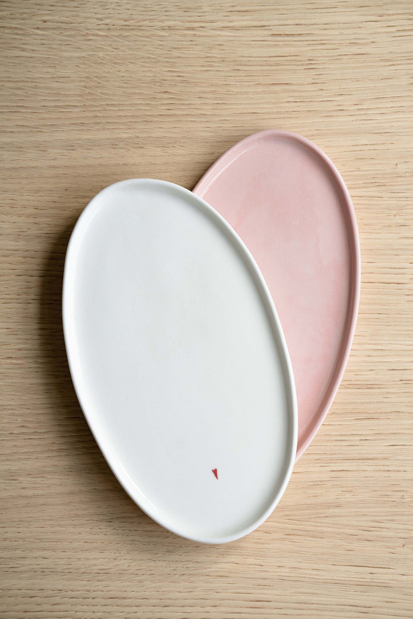 Powder Pink - Porcelain Oval Platter