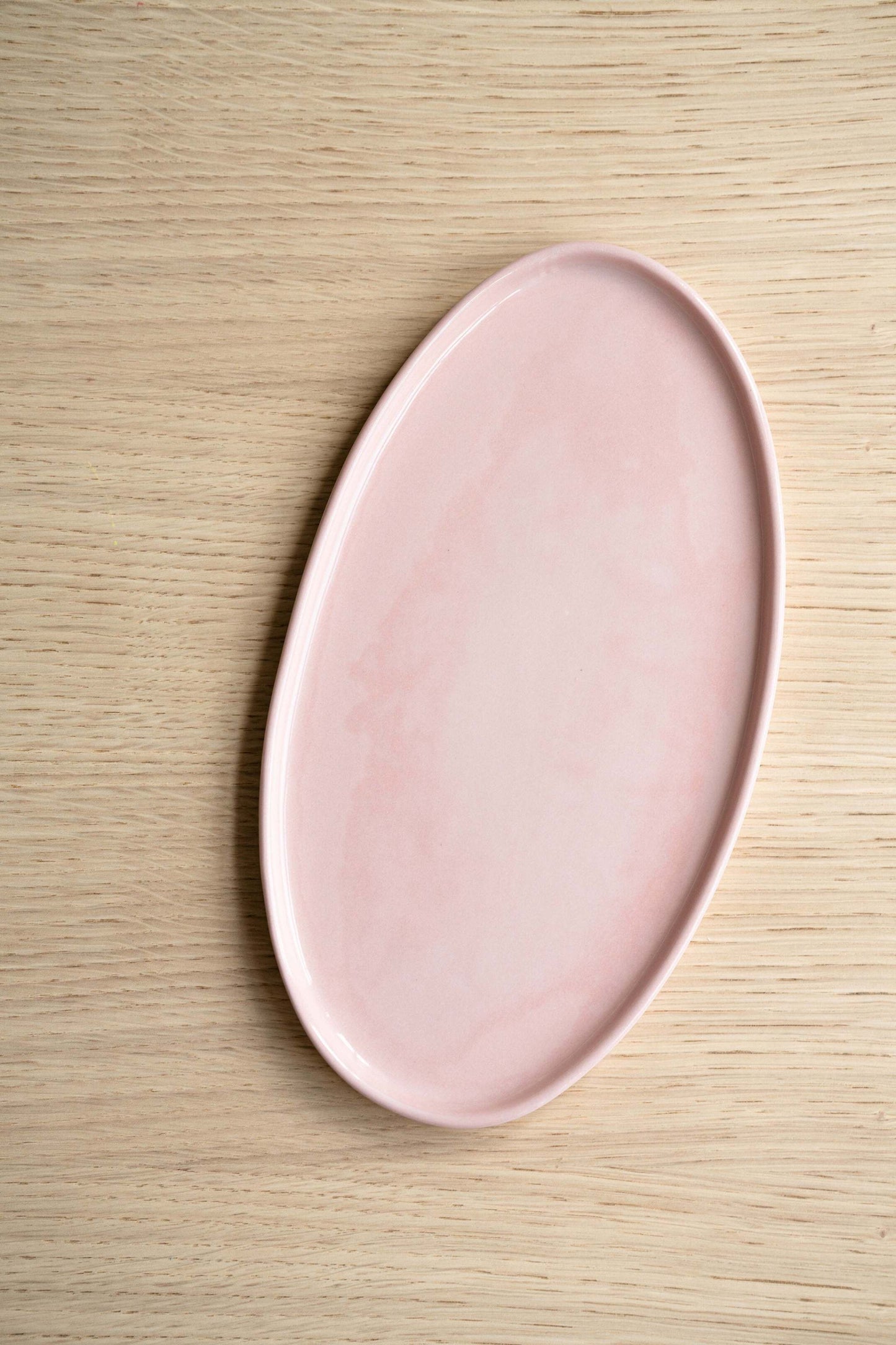 Powder Pink - Porcelain Oval Platter