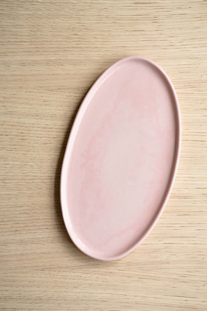 Powder Pink - Porcelain Oval Platter