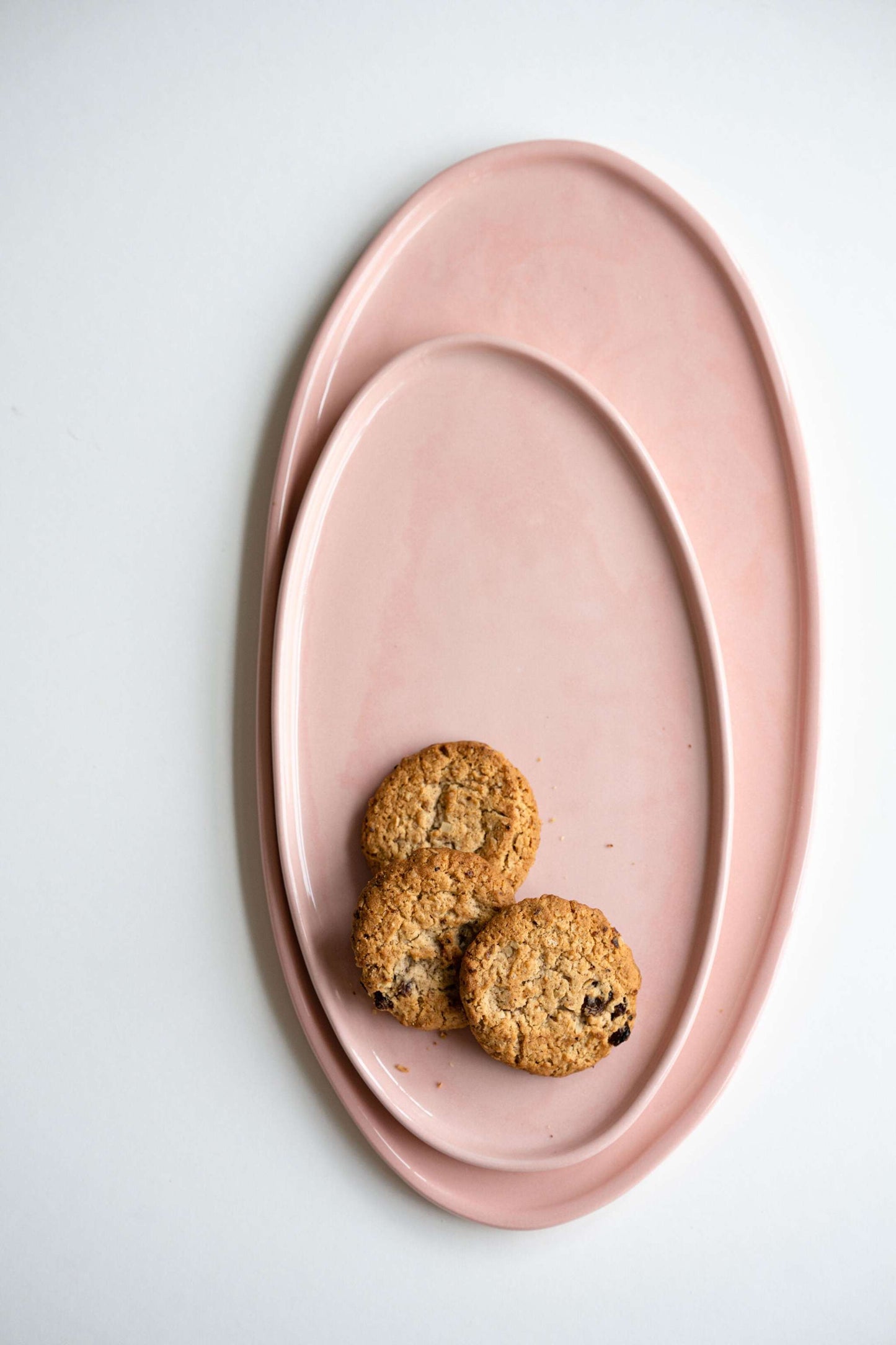 Powder Pink - Porcelain Oval Platter