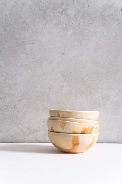 Beige - Stoneware Bowl