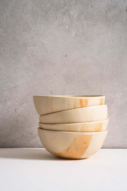 Beige - Stoneware Bowl