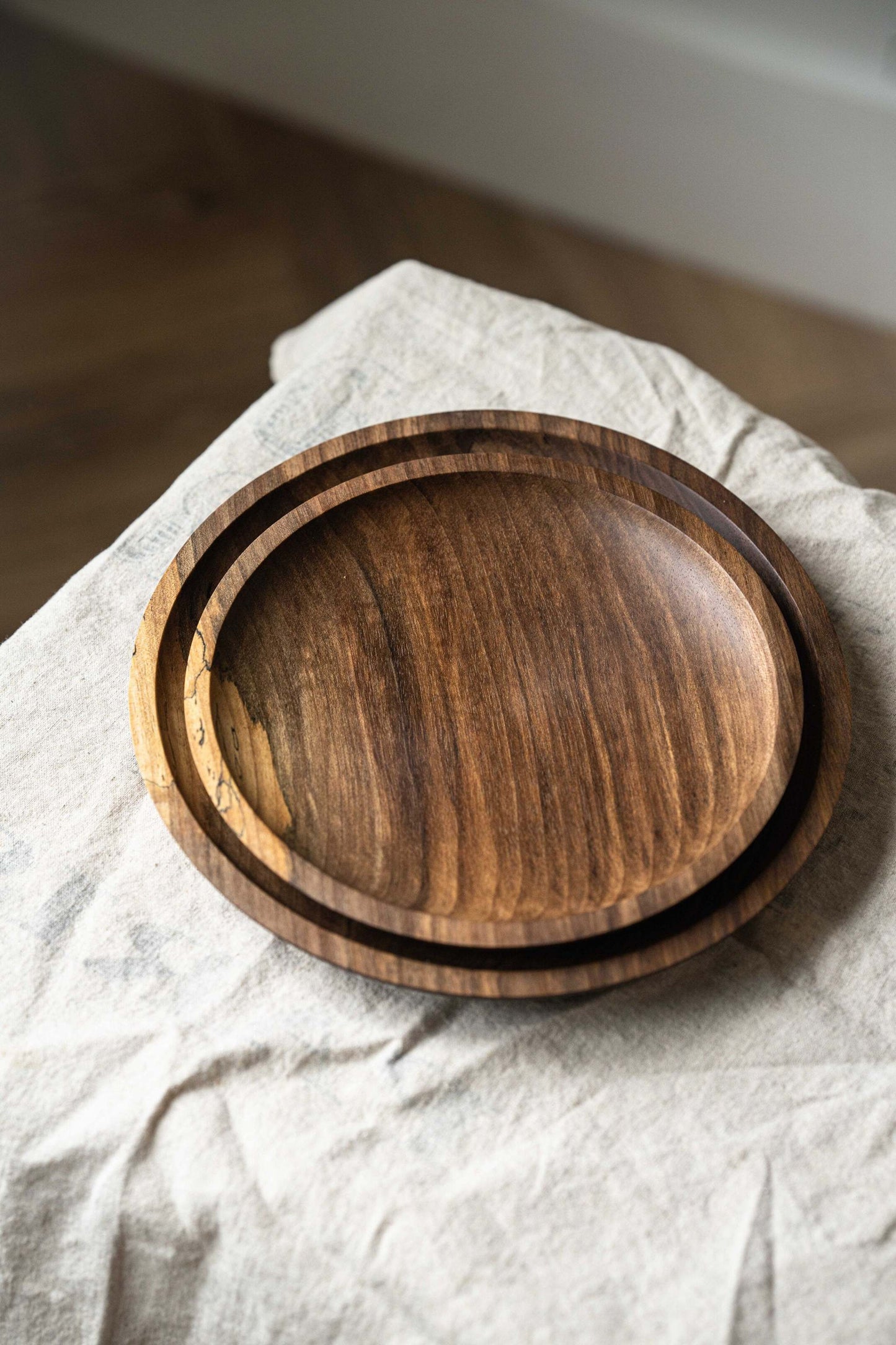 Walnut Wooden Plate
