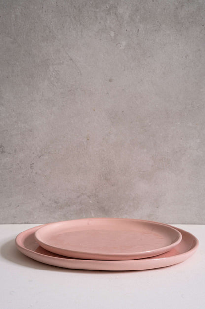 Powder Pink - Porcelain Dinner Plates
