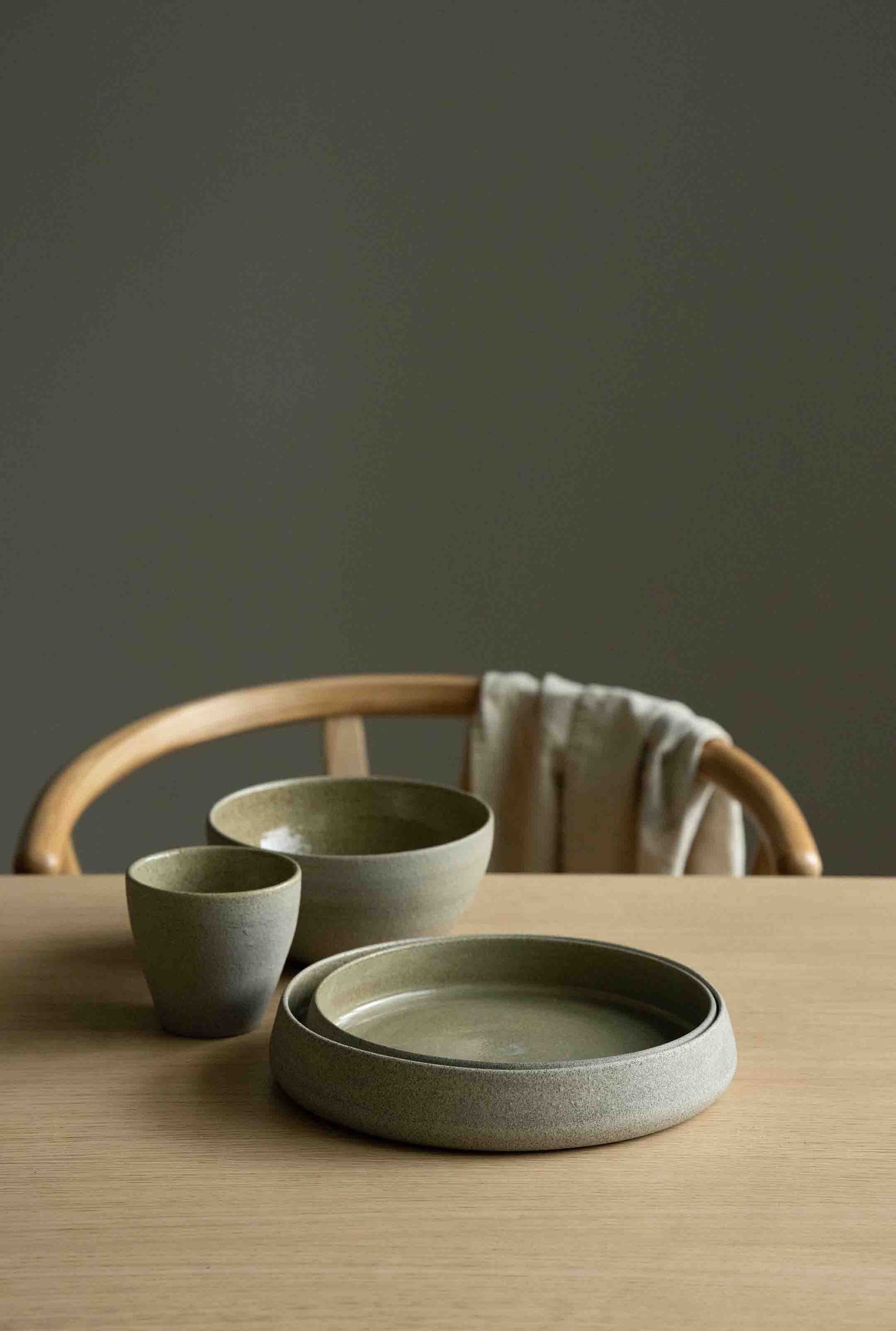 Concrete - Stoneware Dinner Set