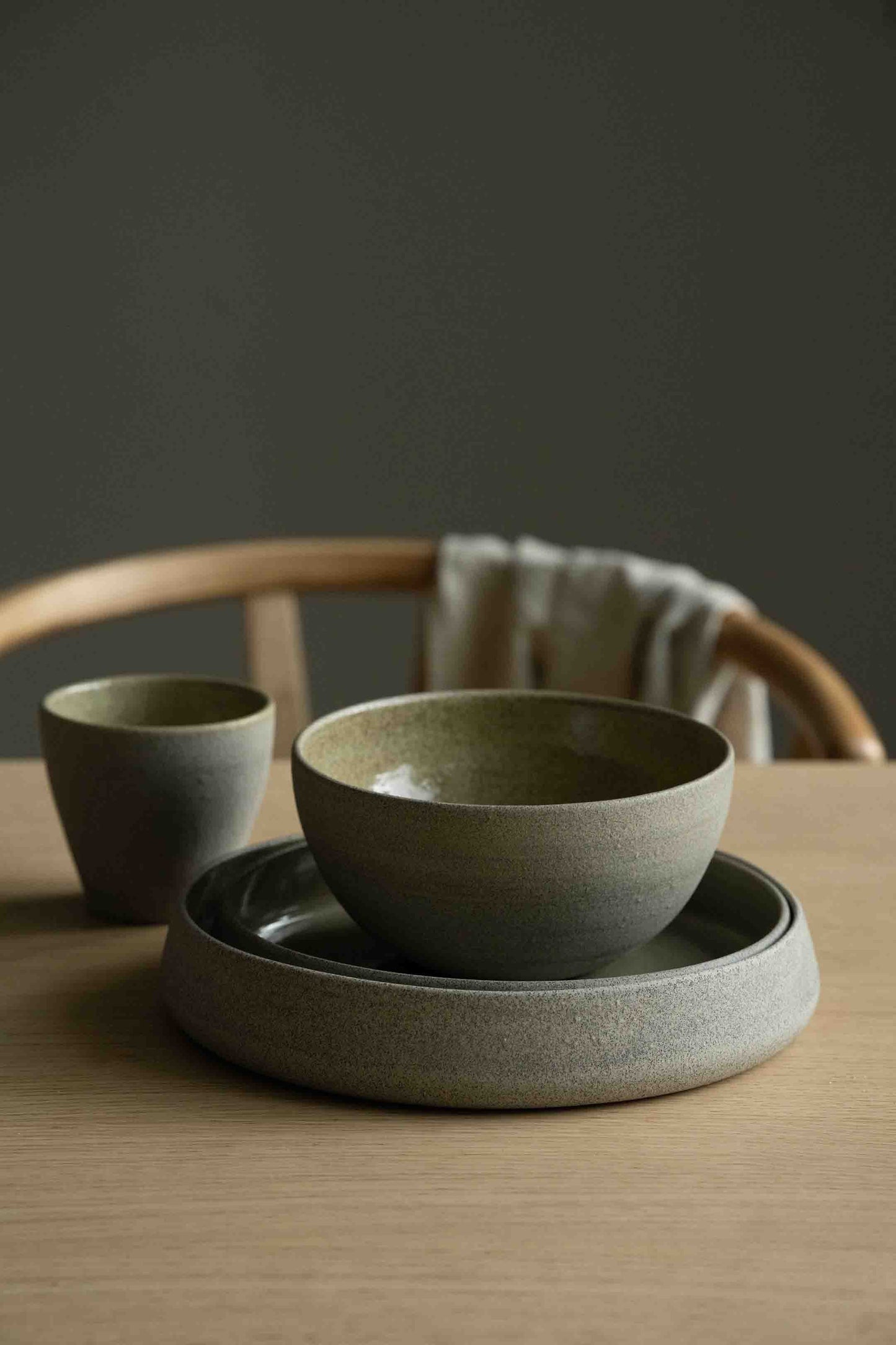 Concrete - Stoneware Dinner Set