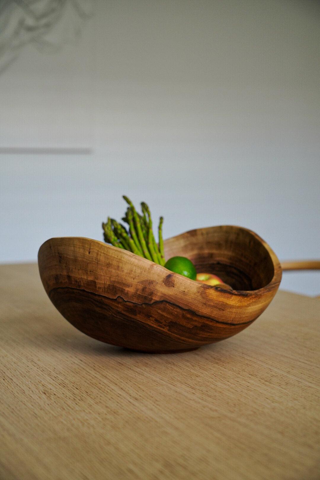 Walnut Extra Large Wooden Bowl