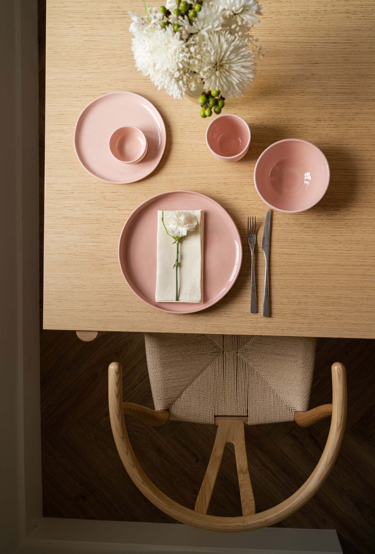 Powder Pink - Porcelain Pinch Bowl