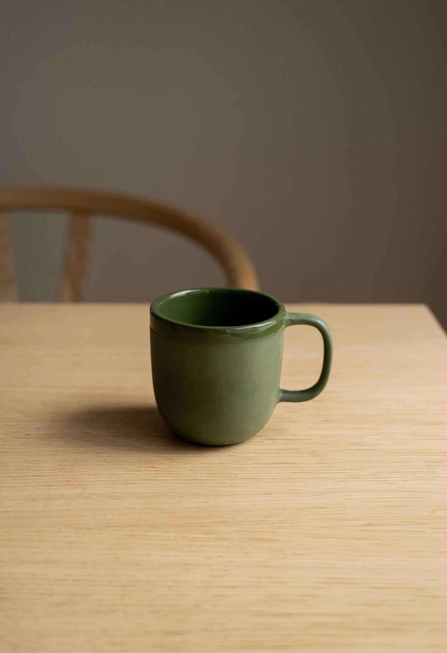 Green - Porcelain Coffee Mug