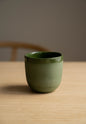 Green - Porcelain Coffee Cup.