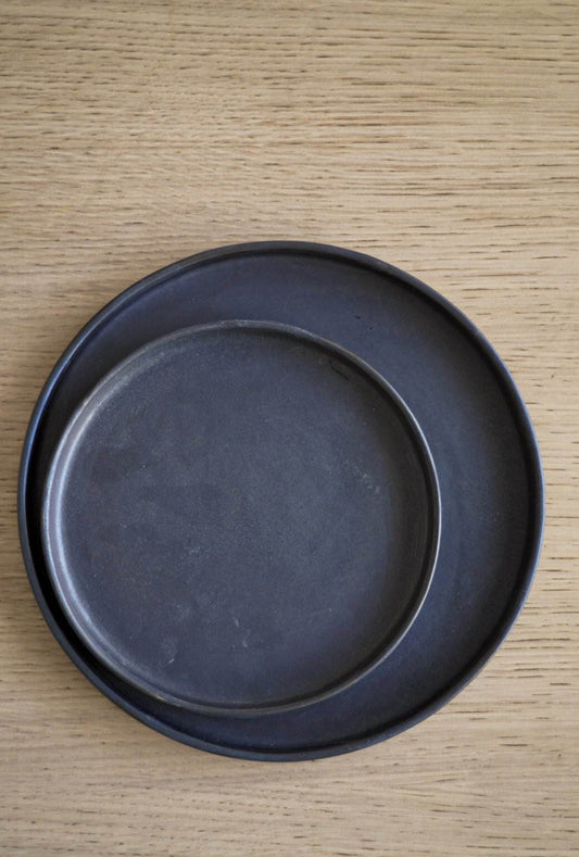 Black - Stoneware Dinner Plate