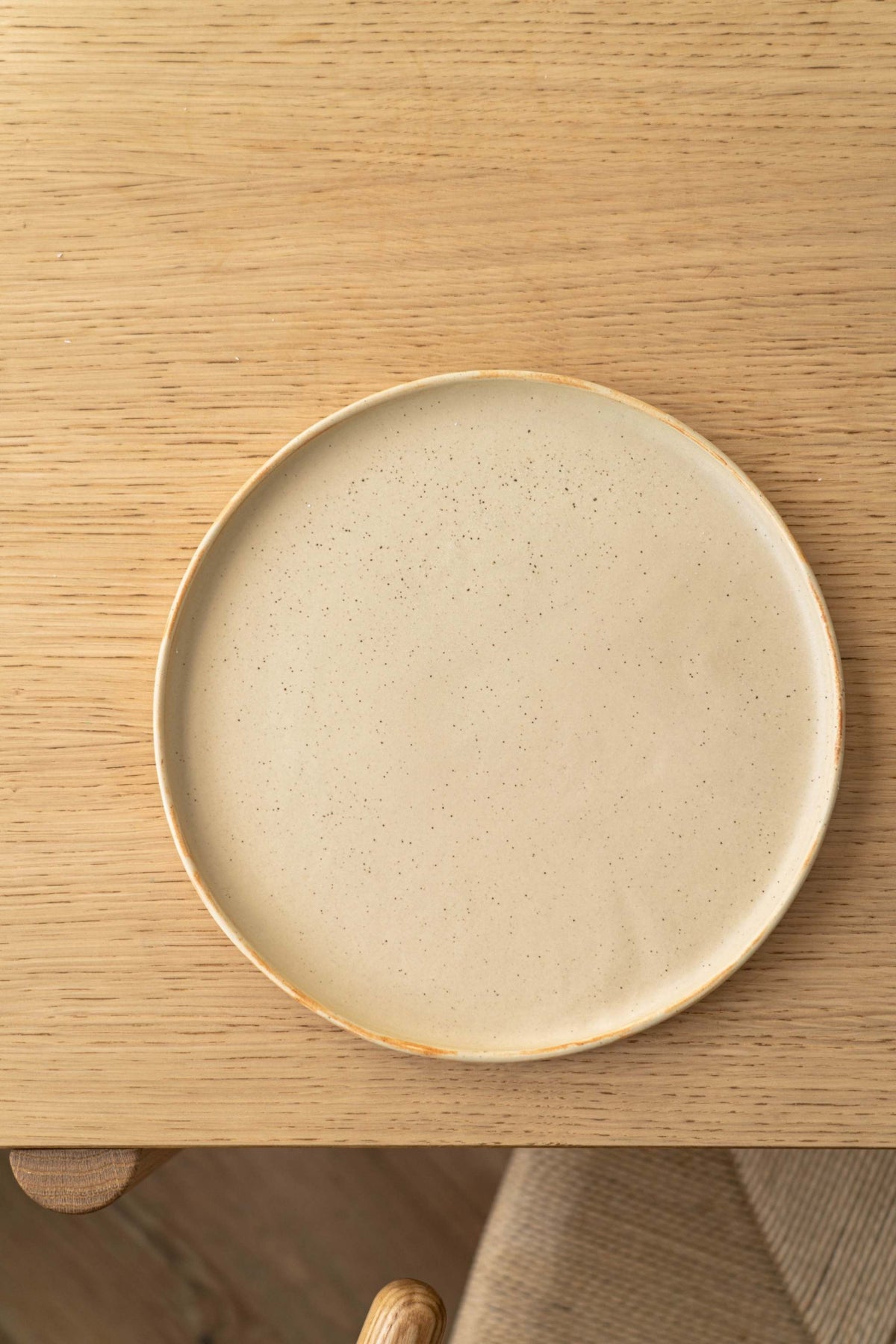 Beige Matte - Stoneware Dinner Plates