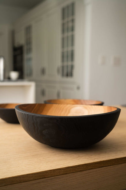 Half Charred Ashwood - Nesting Bowl Set