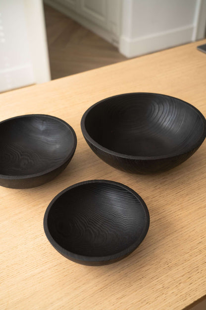 Charred Ashwood - Salad Bowl Set