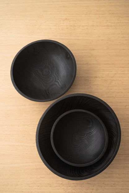Charred Ashwood - Salad Bowl Set