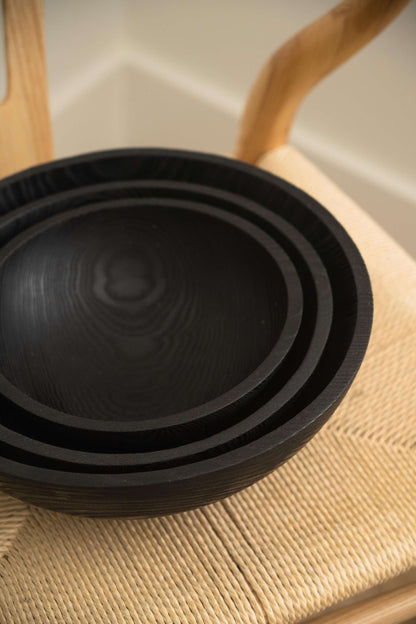 Charred Ashwood - Salad Bowl Set